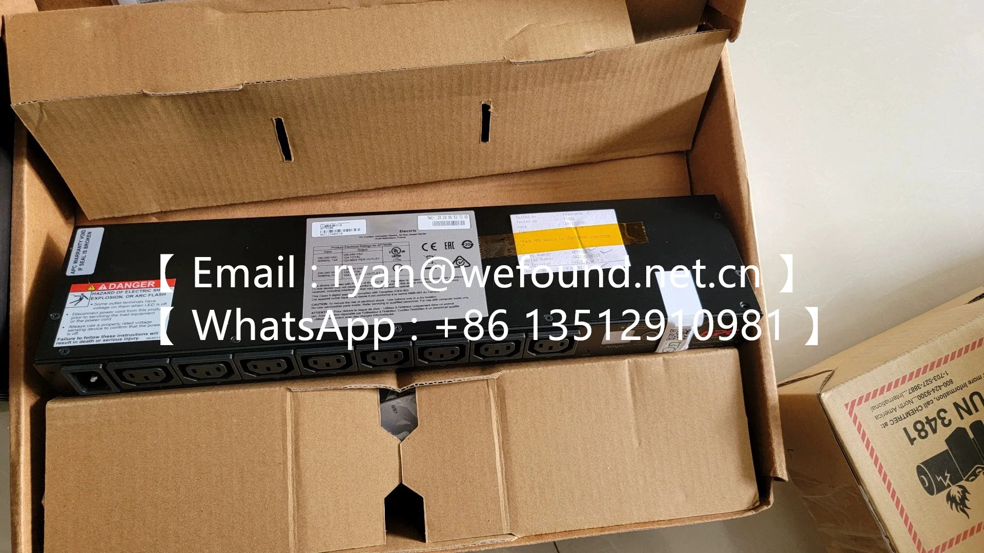 AP7920B Switched Rack PDU AP7921B AP7922B AP7950B