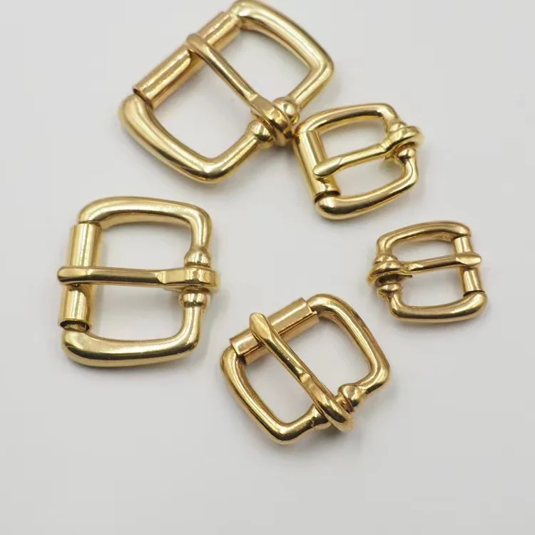 Single Pin Roller Bar Buckle Solid Brass Rolling Buckle