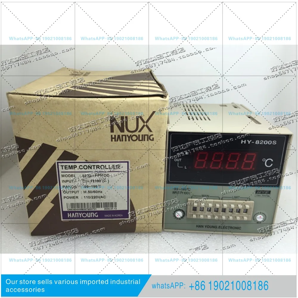 Original and genuine, Han Rong NUX thermostat HY-8200-PPMOD03 -99 ℃ -199 ℃