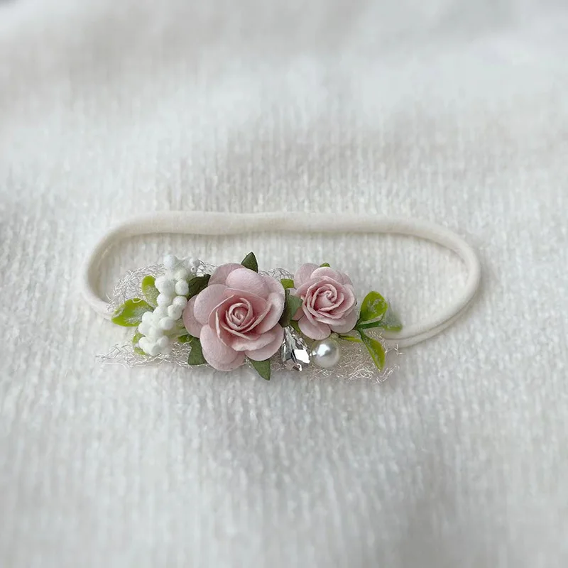 Free Shipping Blush Skinny Baby photo Headband hair accessories