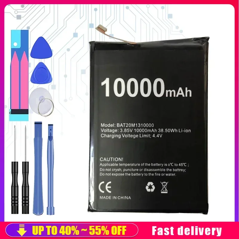 

BAT20M1310000 10000mAh Bateria High Capacity Mobile Phone Replacement Backup Battery For DOOGEE S88 Pro