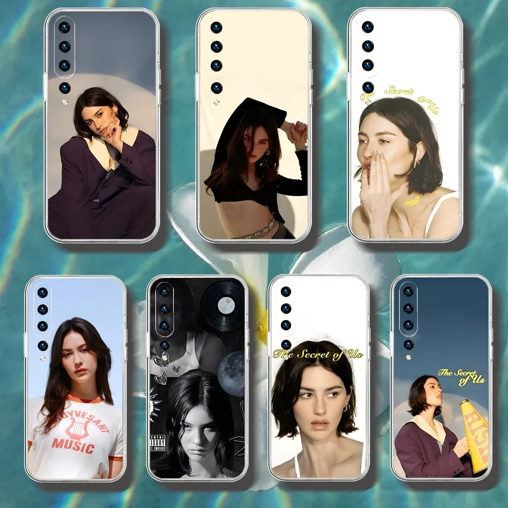 G-Gracie Abrams Singer Phone Case For Xiaomi 11 Redmi Note 11 5G 8T 9A 9 10T Note8Pro Note9 12SUltra Transparent Case