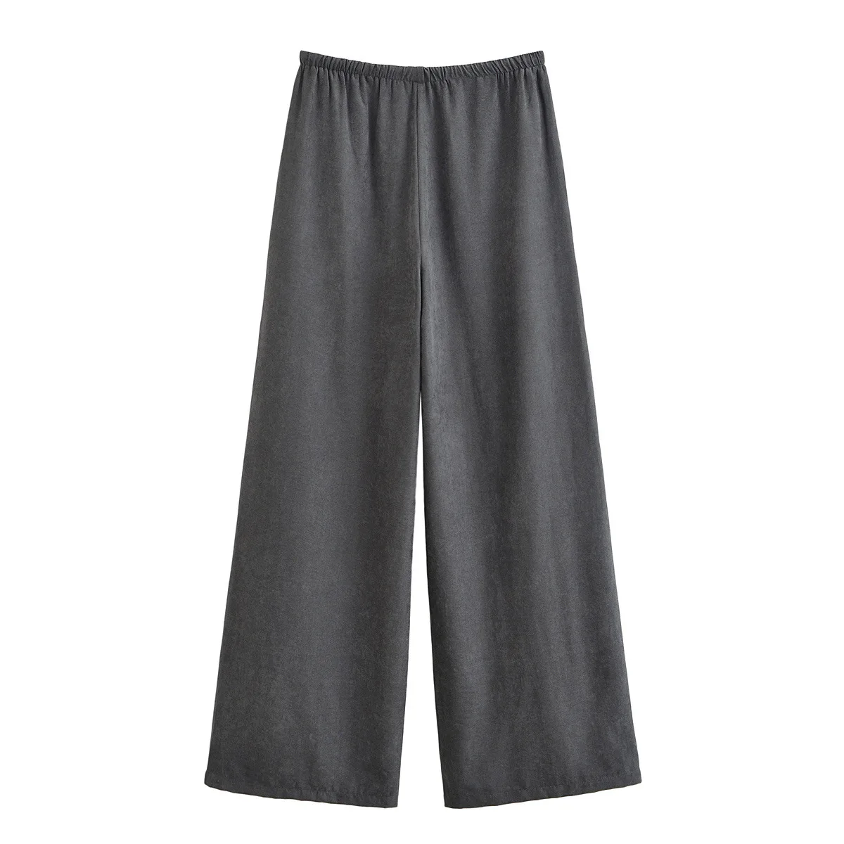 2025년 신상 여성 다크 그레이 숏 길이 지퍼 재킷 턴다운 칼라 앞주머니 리브드 커프 루즈 후디 스타일 아우터웨어