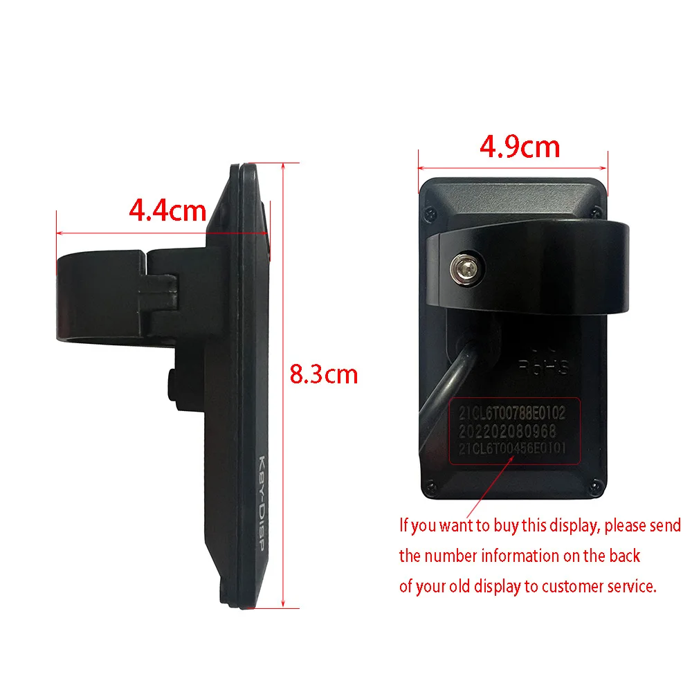 KD21C 5-Pin LCD Display E-Bike Meter 48V for Electric Bicycle Accessories Ket Disp Electric Scooter Mountain Bike KEYDISP