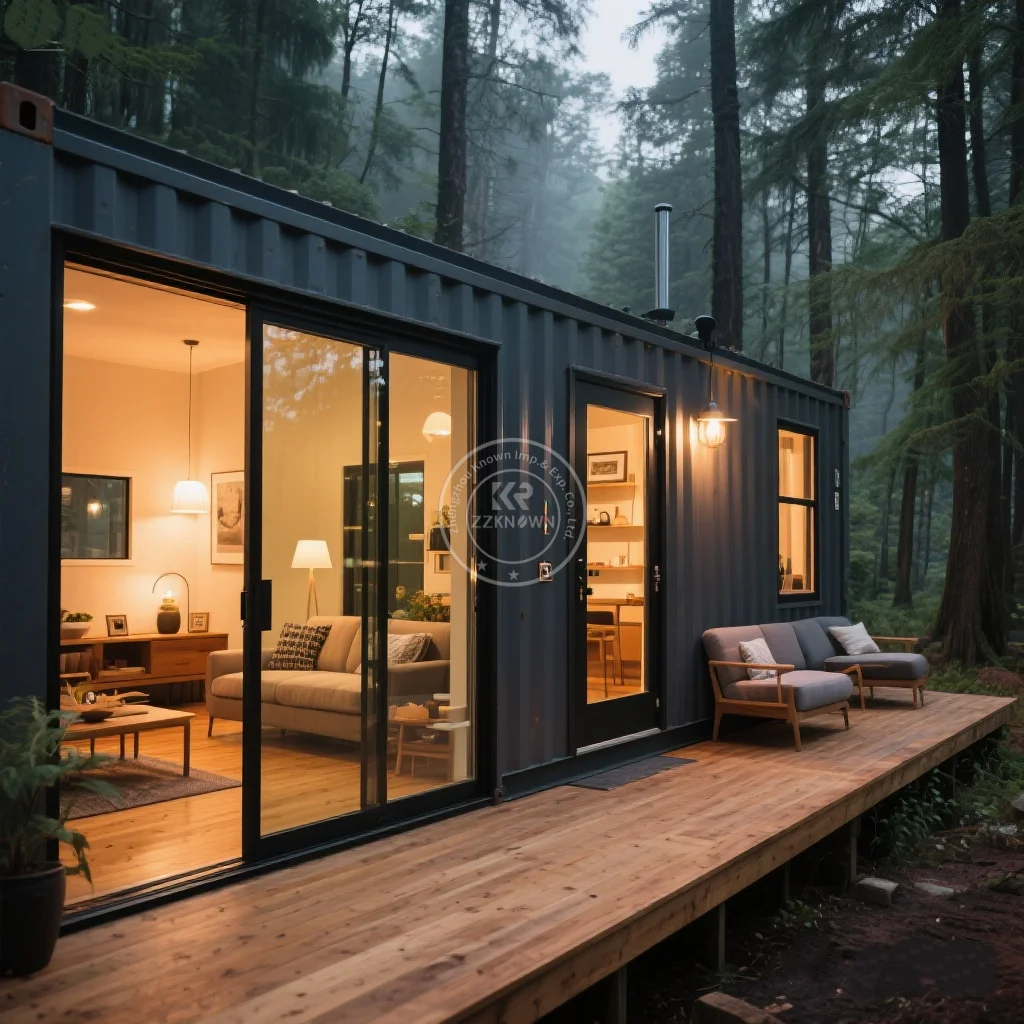 

Fast Build 40ft Luxury Prefabricated House Detachable Container House for Sale USA Luxury Modular Prefab Home