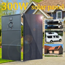 300w 150w 12v pannello solare kit telaio in alluminio completo tetto domestico balcone sistema di alimentazione camper auto RV magazzino ue spedizione DHL