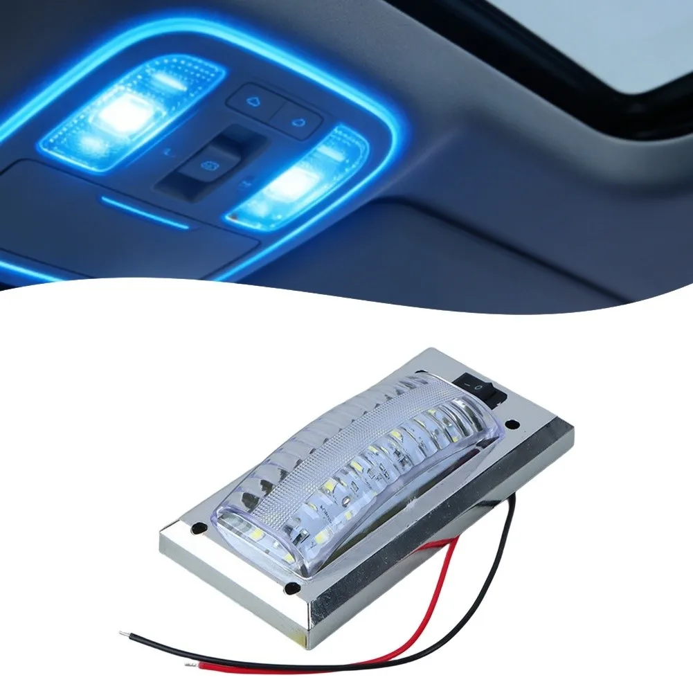 Car Ceiling Light Car Interior Light Silver Compact Design Car Lighting for Energy Saving Light for slim Compact Design