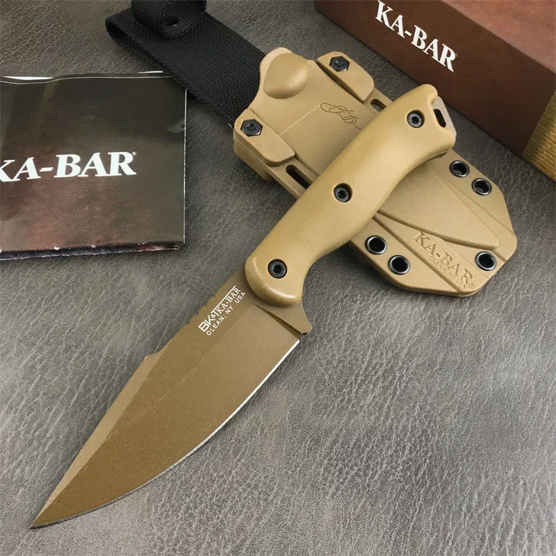 

High Quality BK18/BK19 Harpoon Military Fixed Blade Knife D2 Blade Nylon Fiber Handle Outdoor Utility Combat Straight Knife