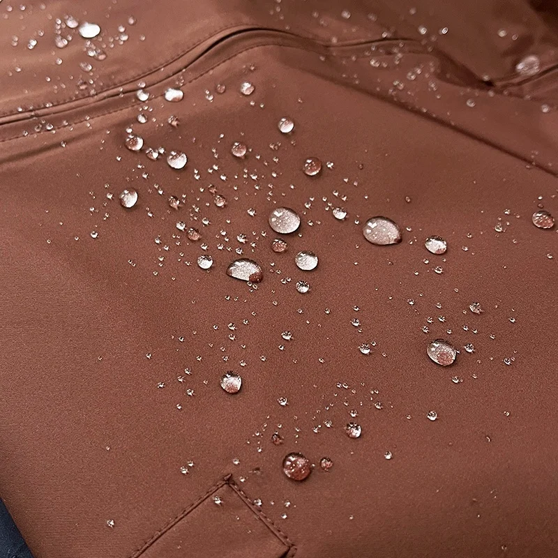 سترة رجالية فاخرة قابلة للارتداء على الوجهين، ياقة عالية، سحاب، تصميم راقي للربيع والخريف، أسلوب حضري عصري، معطف بأكمام طويلة #2