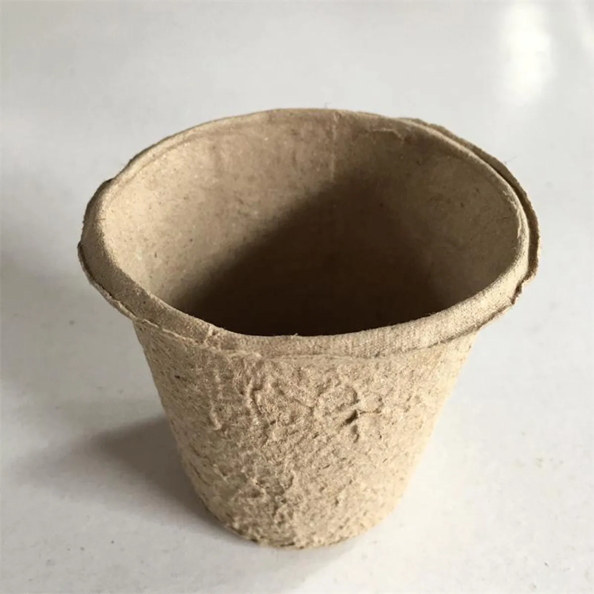 240Pcs Seedling Starter Trays Biodegradable Paper Nursery Plates Sprouting Growing Cups Garden Grower Sprouters