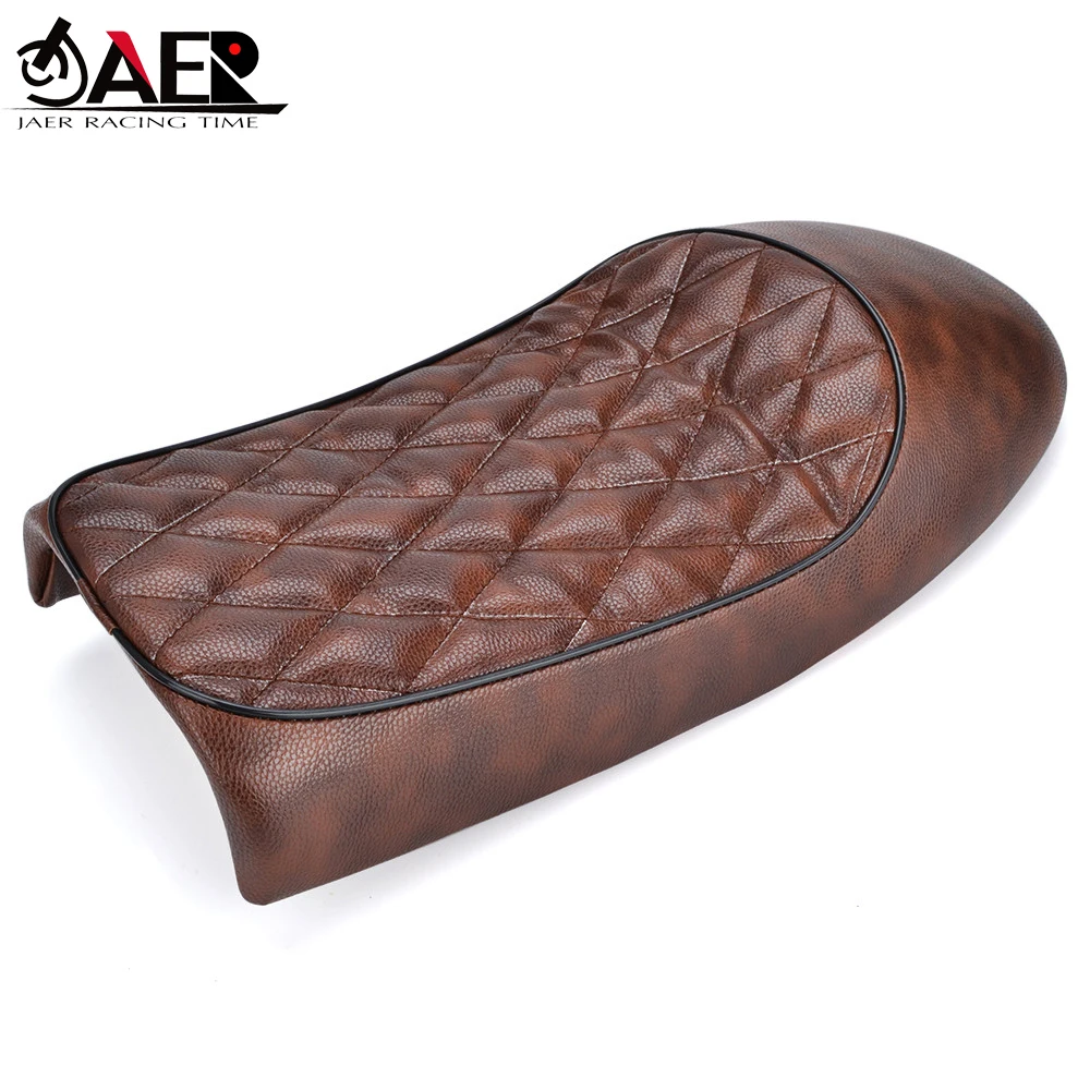 Motorcycle Vintage Hump Cafe Racer Seat for Harley Suzuki Kawasaki Yamaha Honda CB CL SR125 SR250 SR400 SR500 XJ650