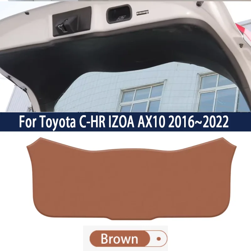 For Toyota C-HR IZOA AX10 AX50 2016~2022 MK1 Car Trunk Tailgate Protection Pad Anti-dirty Waterproof Backplate Protective Mat