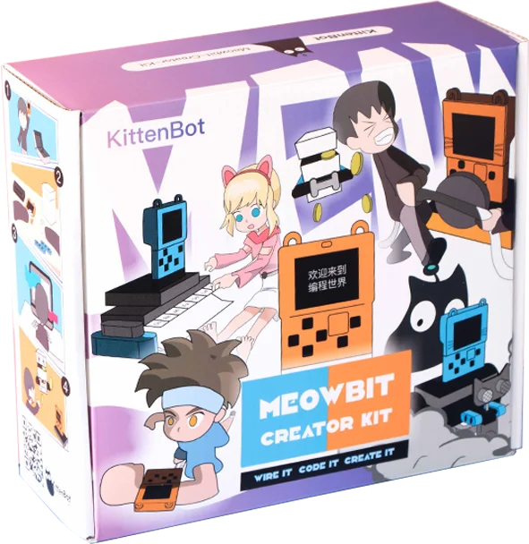 KittenBot Meowbit Creator AI Kit für Makecode Arcade und KittenBlock