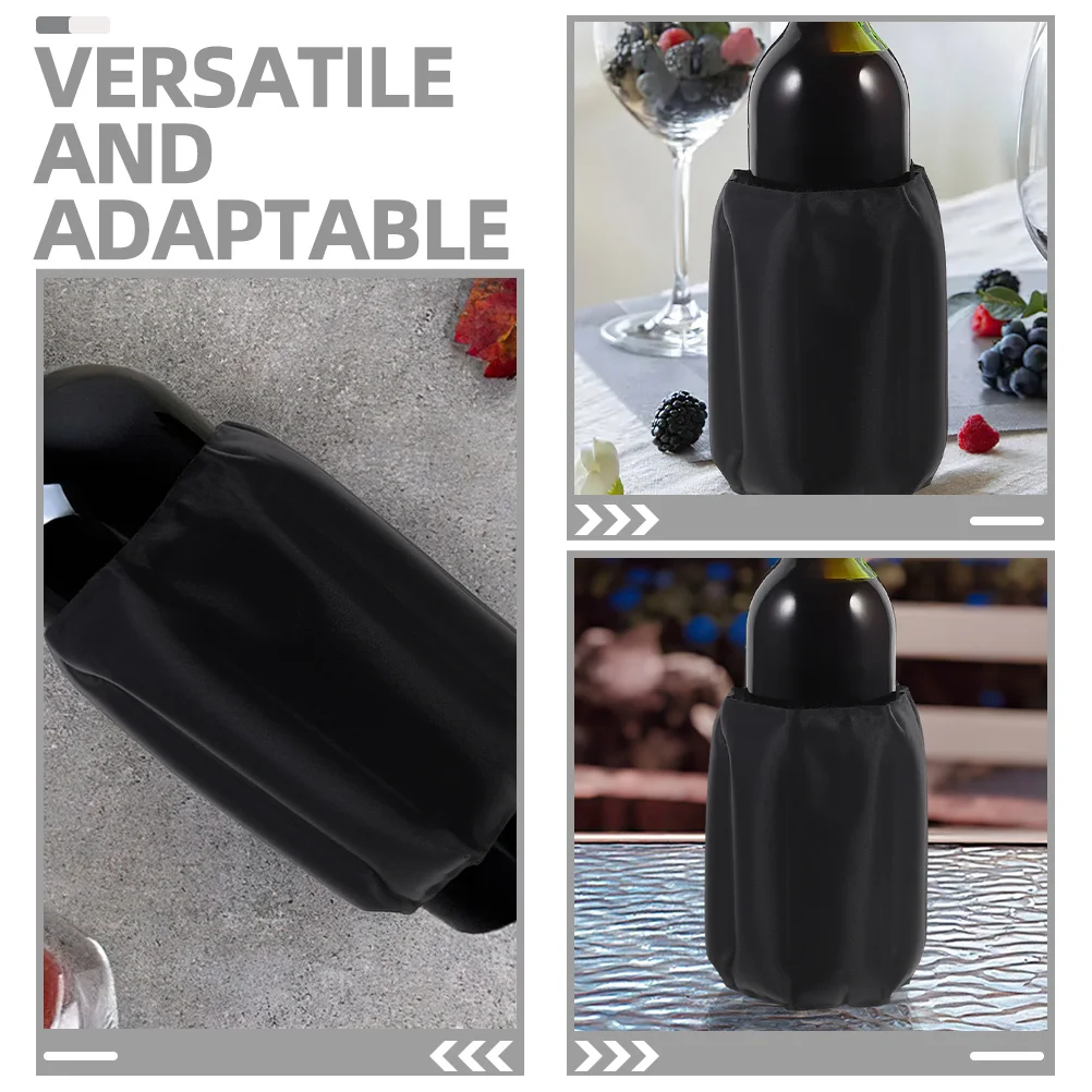 

2 шт., холодильник для бутылок вина, многоразовые гелевые пакеты со льдом для бутылок вина, пива, крутой пакет, ланч-бокс, инструмент для домашнего бара, охлаждающий рукав