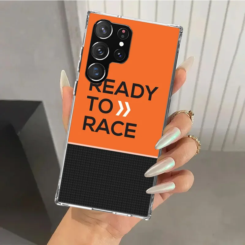 Funda de teléfono Ready To Race para Samsung Galaxy S24, S23, S22, S21 Ultra, S20 FE, S10 Plus, S10E, S9, S8 +, S7 Edge, carcasa de impresión suave