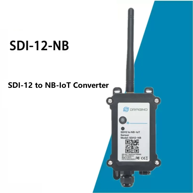 

SDI-12-NB-GE SDI-12 to NB-IoT Converter Supports BLE Configure and OTA Update Supports MQTT,MQTTs,UDP&TCP