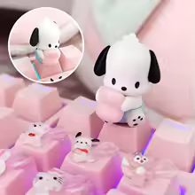 Single Keycap for Cross Axis Mechanical Keyboard Special Keycap Cute KT Kuromi Melody Pink Additional Keycap - AliExpress 