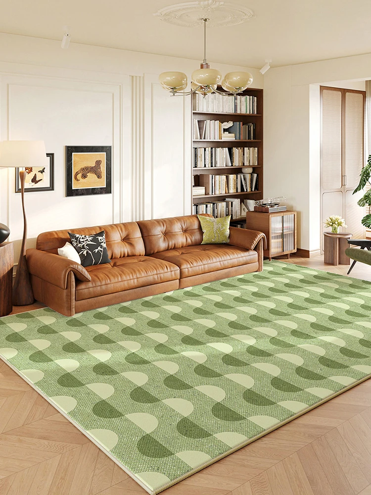 New Light Green Living Room Carpet Large Soft Area Rug Luxury Durable Sofa Coffee Table Floor Rug Modern Home Bedroom Carpet Rug