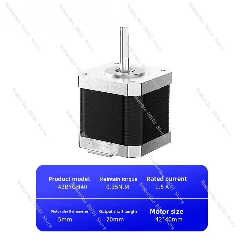 42 Stepper Motor 17HS4401 Micro DC Motor 3D Printer High-Speed Silent Motor
