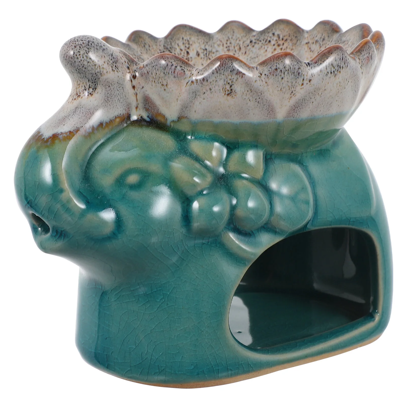 

Incense Burner Ceramic Aromatherapy Oil Diffuser Ornaments Essences Adornment Home Office for Desk