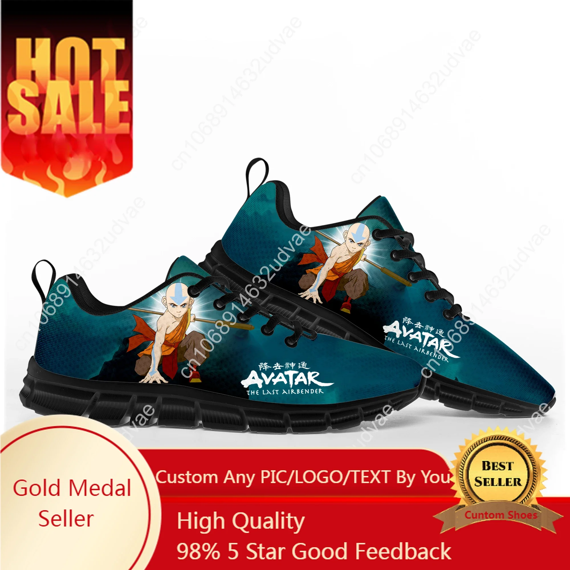 

Avatar The Last Airbender Sneakers Mens Womens Teenager Customized Sports Shoes Casual Custom Made Shoe High Quality Shoes