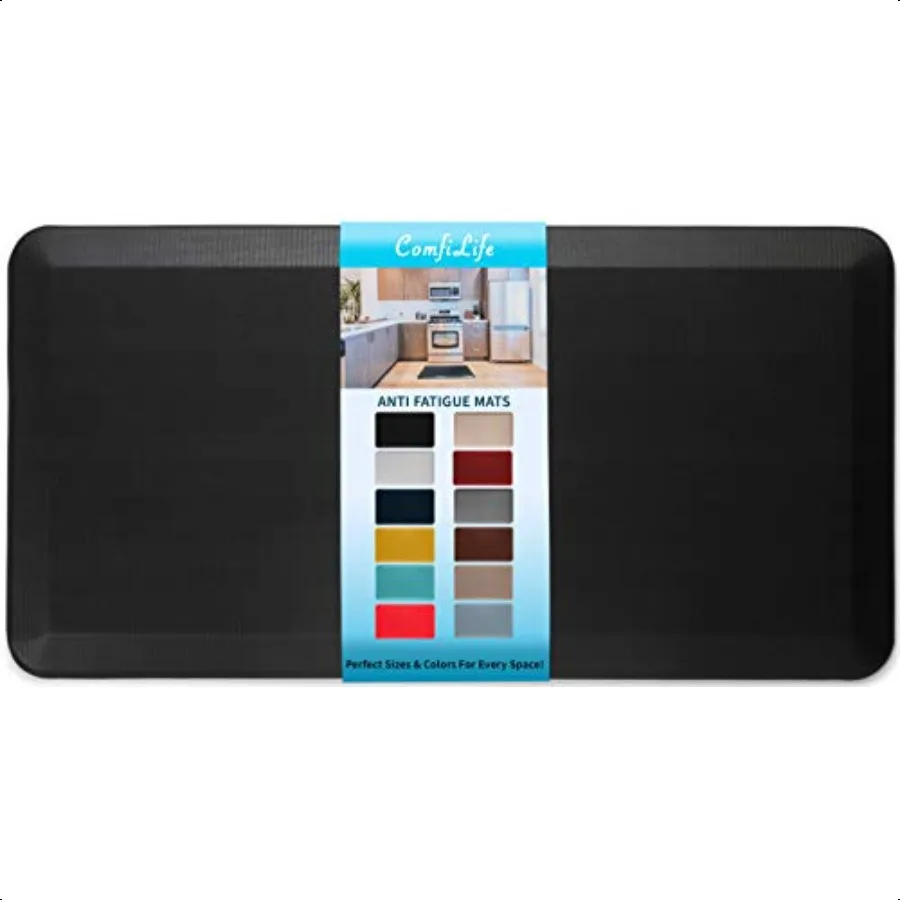 مكافحة التعب الكلمة حصيرة 3 4 بوصة سميكة المطبخ الحصير للأرضية الدائمة مكتب حصيرة المطبخ البساط الراحة في المنزل مكتب دائم وصمة عار #1