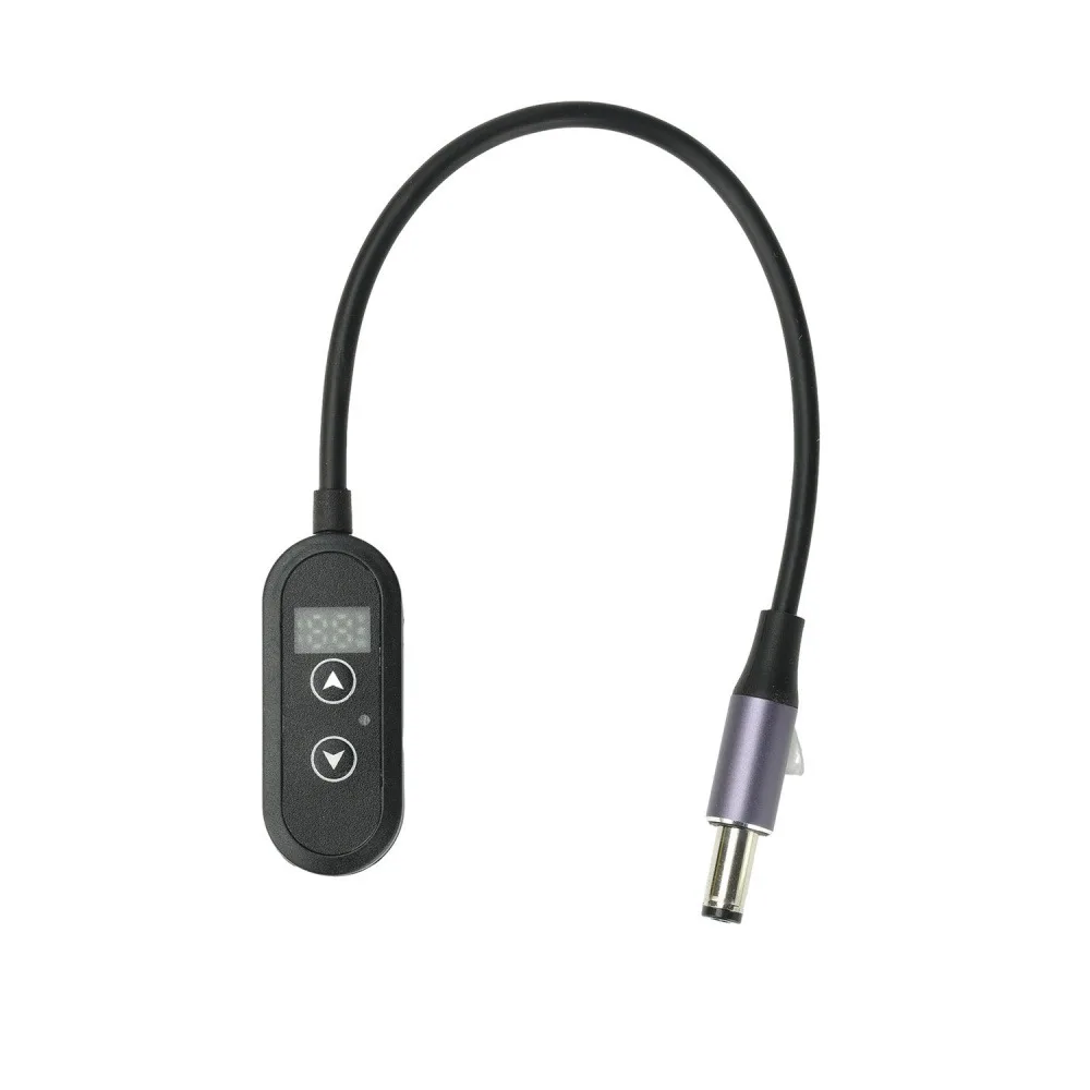 

PD Trigger Cable DC 5.5x2.5mm 140W Adjustable Voltage PD Decoy Cord 5V/9V/12V/20V/28V with Digital Display For Router Light Fan