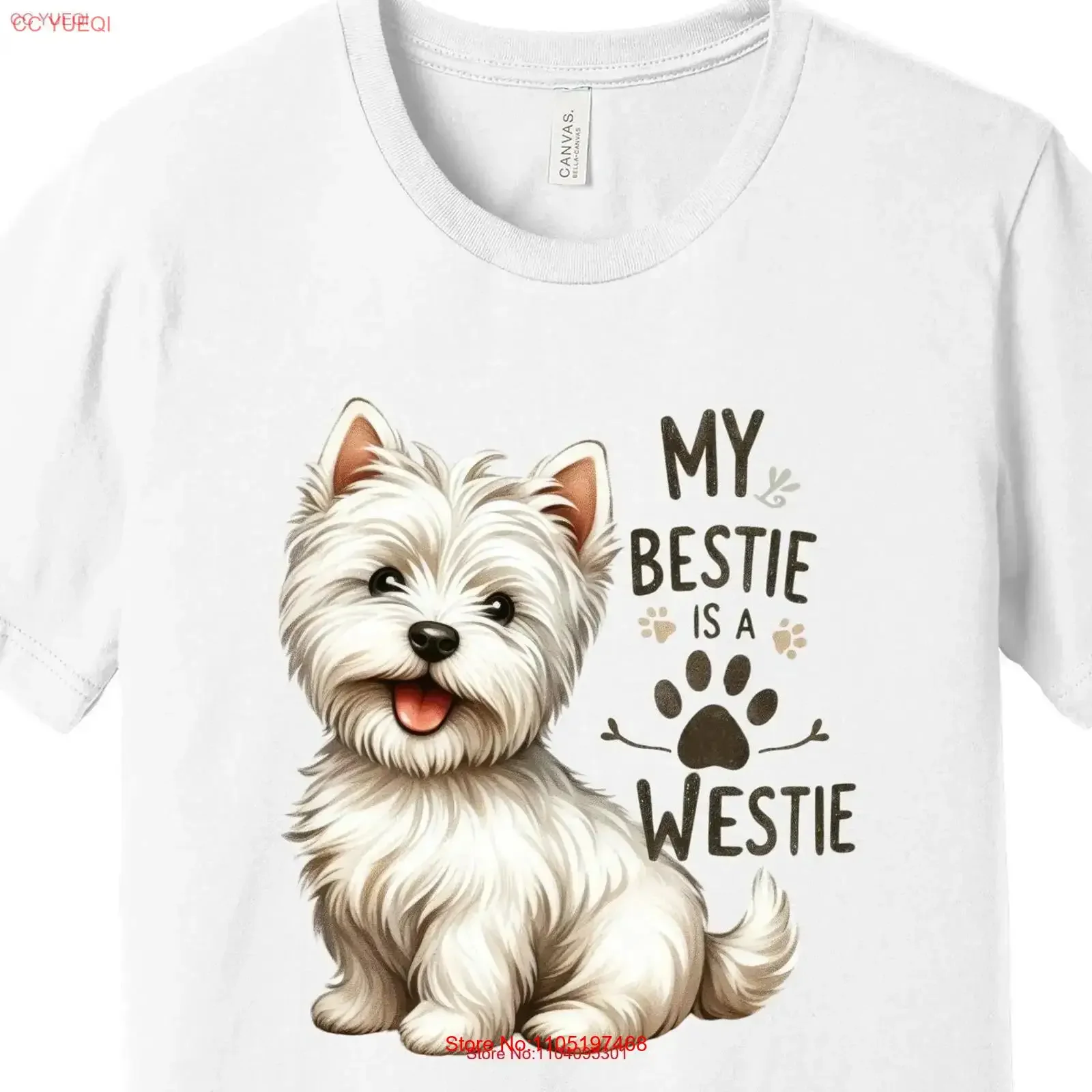 

Футболка My Bestie Is a Westie, винтажная стильная футболка, удобный стильный топ для повседневной носки, слегка дизайнерская одежда, мягкая домашняя одежда