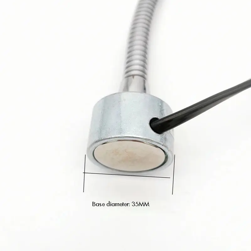 Luz de máquina de coser de 440mm de largo, luz LED magnética de 220V con 24 LED de 10 vatios, luz de trabajo de brazo de cuello de cisne Flexible para banco de trabajo