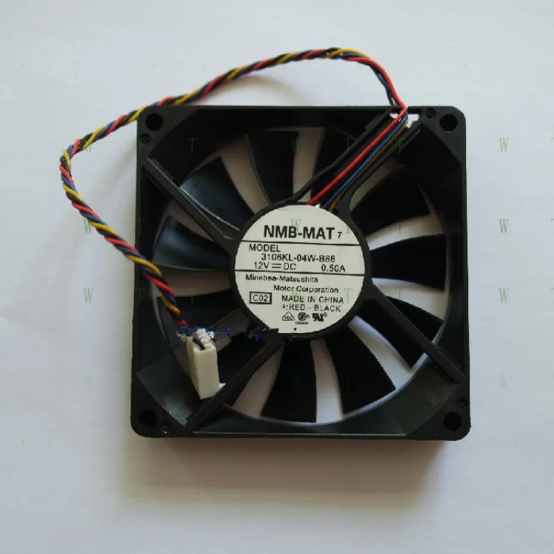

H 1 шт. NMB вентилятор 3106KL-04W-B86 80*80*15 мм DC 12 В 0,50 А 4-контактный ШИМ