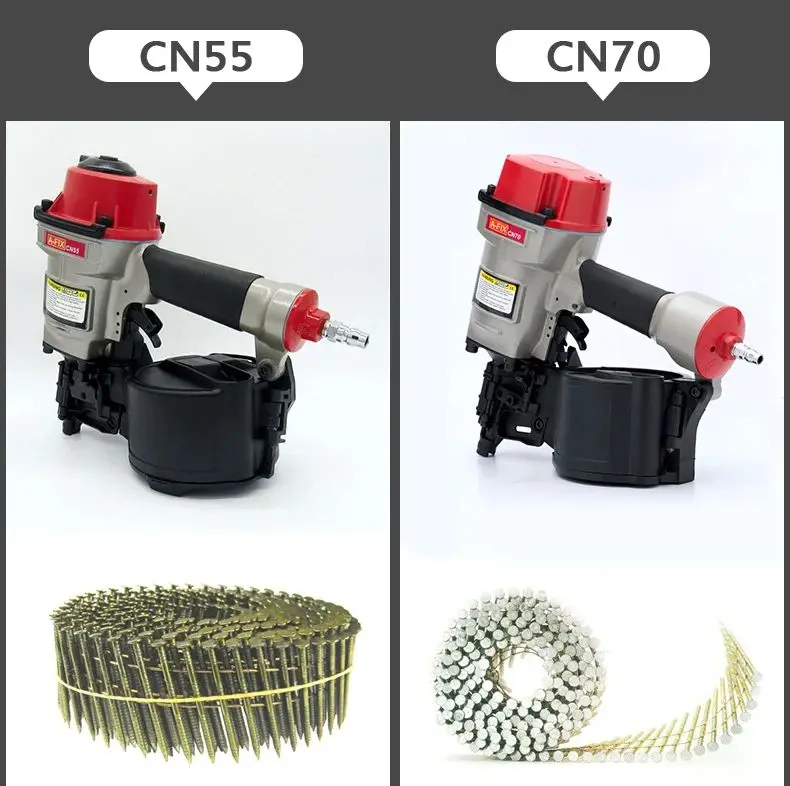 

Coil Nailer CN55 CN70 Pneumatic Air Nailer For Wood Working Furniture roof sheating tool Air Nail Gun