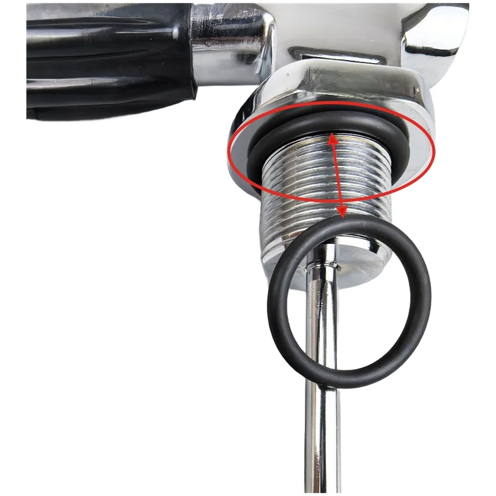4 Piece Scuba Diving Tank Valve Head O-Ring Set Compatible with For 3/4-14NPSM and GFor 3/4 Industrial Thread Sizes