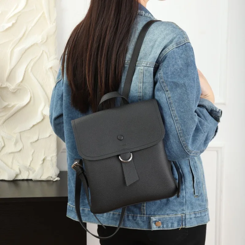 

Real Leather Women Backpack Casual School Bag Versatile Travel Bags Designer Bags School Backpack Mochilas De Hombre Рюкзак Sac