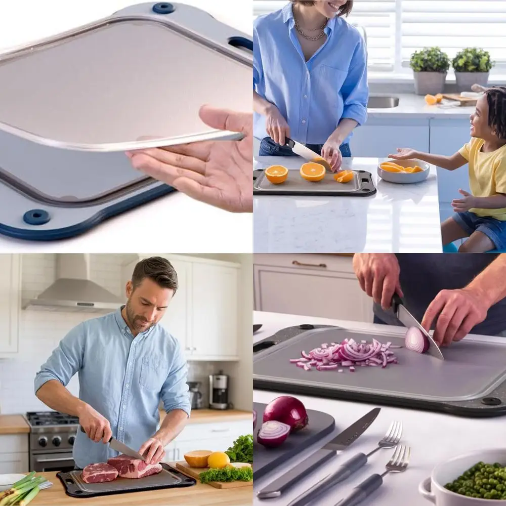 

Fresh-Edge Kitchen Mat – Interchangeable Surfaces for Sanitary, Safe, and Fresh Food Preparation