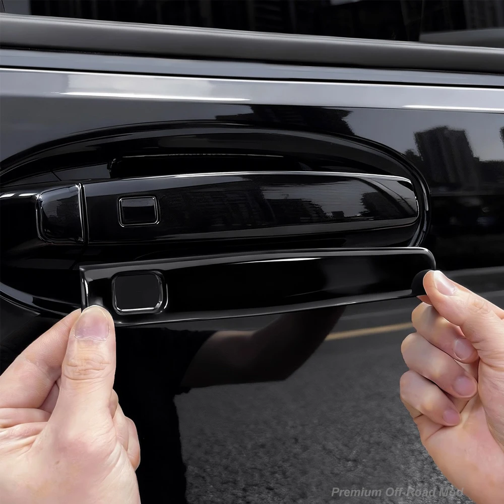 Tank 400 Hi4t/z exterior door handle protective anti-collision adhesive strip, soft glue drip, anti-bump modification accessory