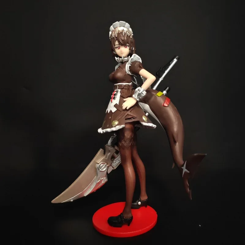 Anime-Figur Zenless Zone Zero Ellen Joe Shark Maid Hübsches Mädchen Sammlerstatue Desktop-Dekoration für Anime-Spielfans