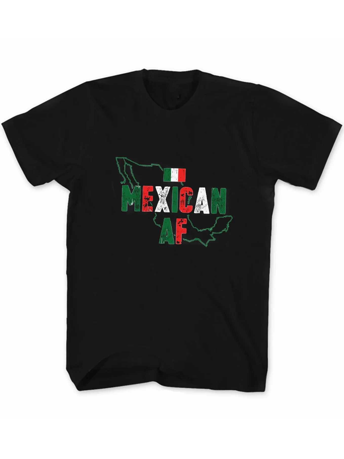 Mexican AF Mexico Map Gifts T Shirt New 100% Cotton Short Sleeve O-Neck T-shirt Casual Mens Top