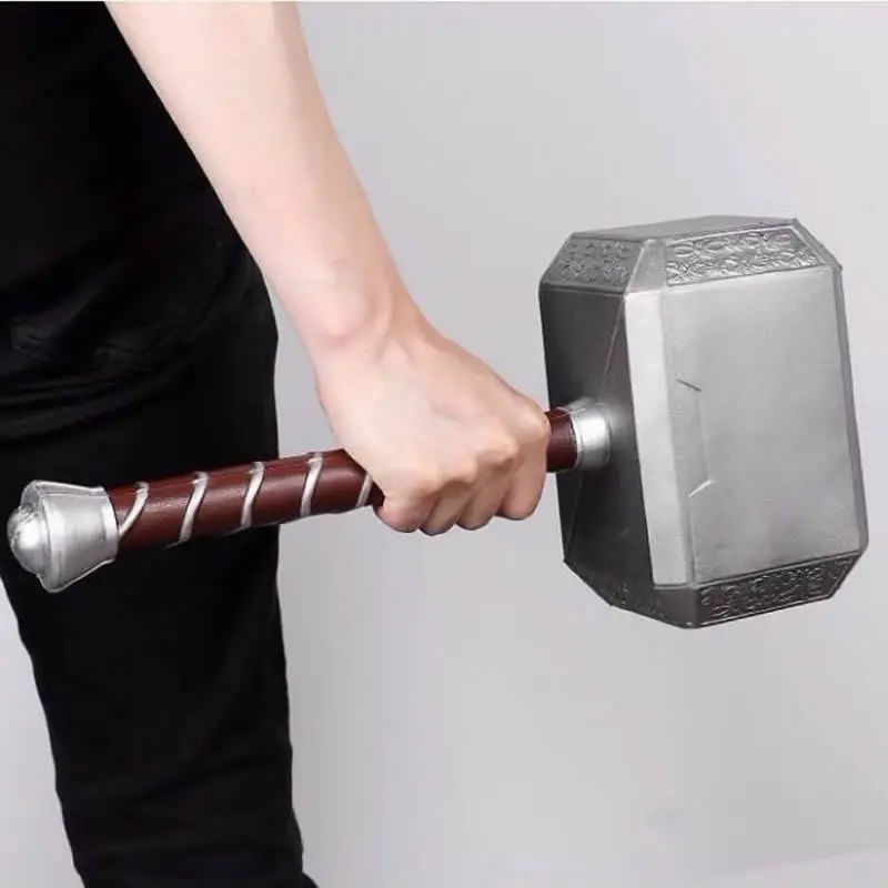 Video 1:1 Props Cosplay Hammer Weapon PU Simulation WeaponCosplay Accessories
