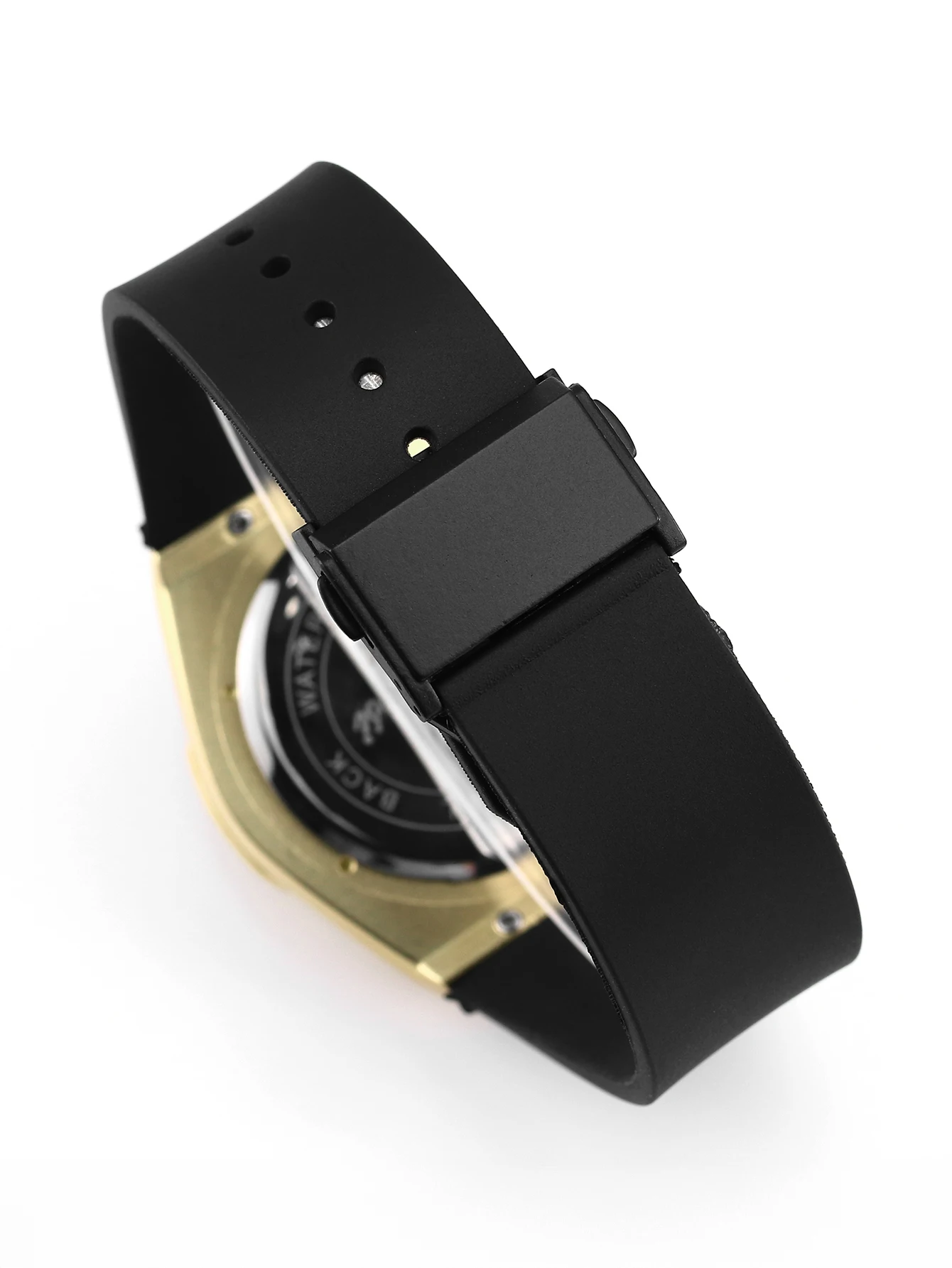 Denvosi Men's Watch - Premium Case with Diamond Cut bezel, Sports Silicone Strap, Chronometer and Date Function