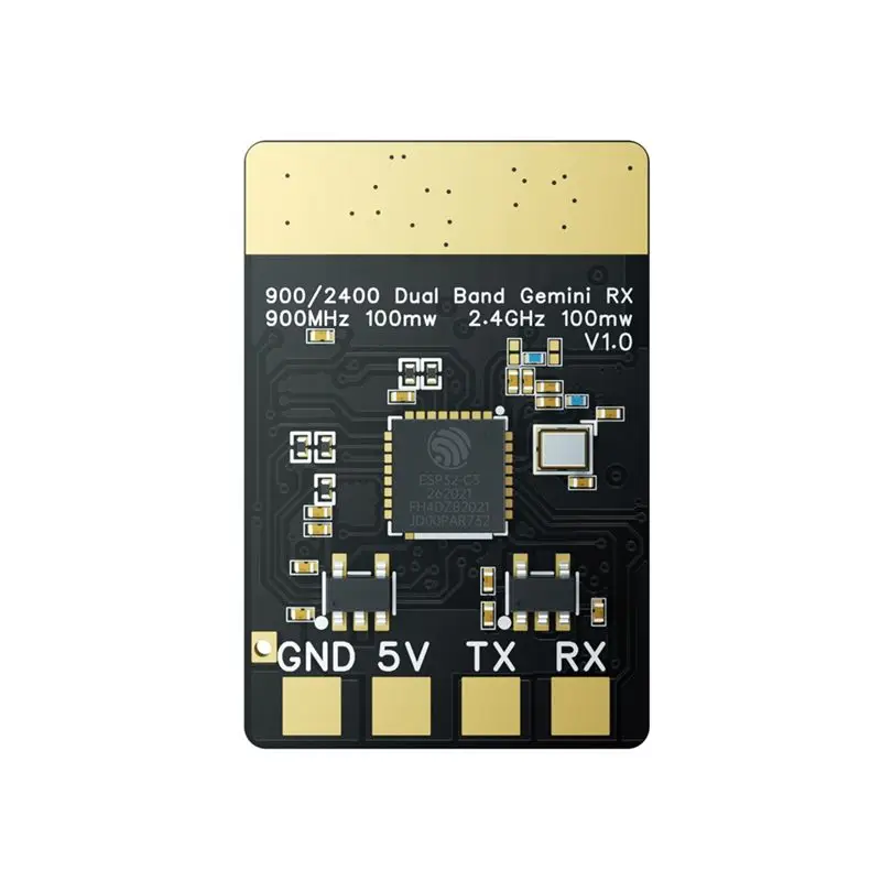 

Приемник A29F-ELRS 915МГц/2.4ГГц двухдиапазонный 100мВт, модуль приемника Gemini на чипе ESP32-C3 для радиоуправляемых FPV дронов и запчастей