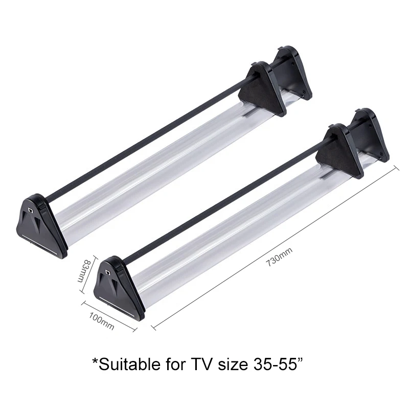 Standard Version Bezel Elimination Kit Two Sizes 19.7in 28.7in Compatible with 21~55 Inch Curved Monitor Display Screen