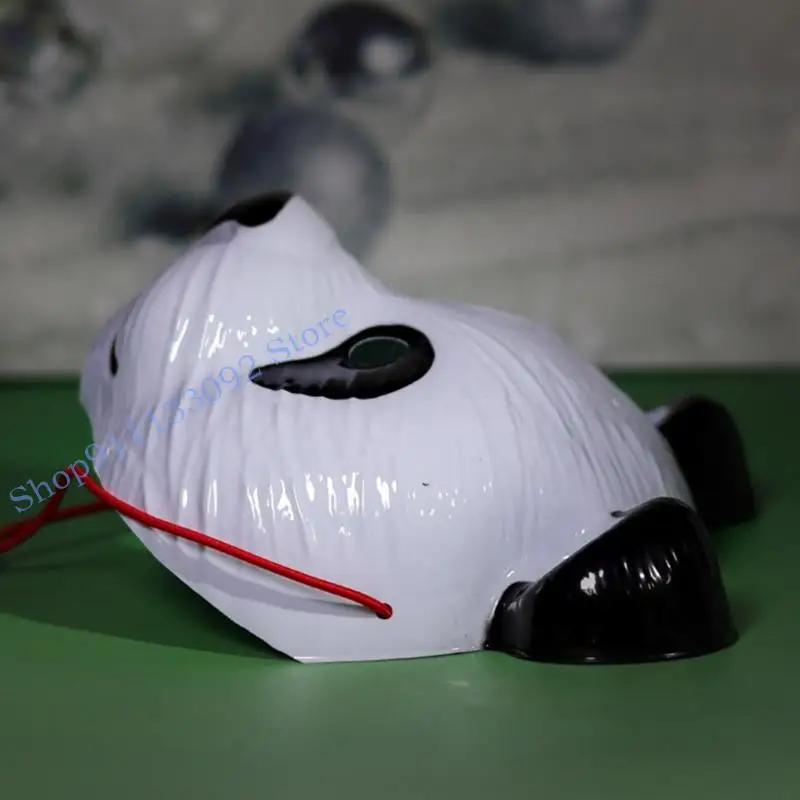 H9ED รายละเอียดหน้ากากปาร์ตี้สัตว์ พรีเมี่ยม PVC ฉลองเทศกาลอุปกรณ์เสริมสำหรับเด็กผู้ใหญ่