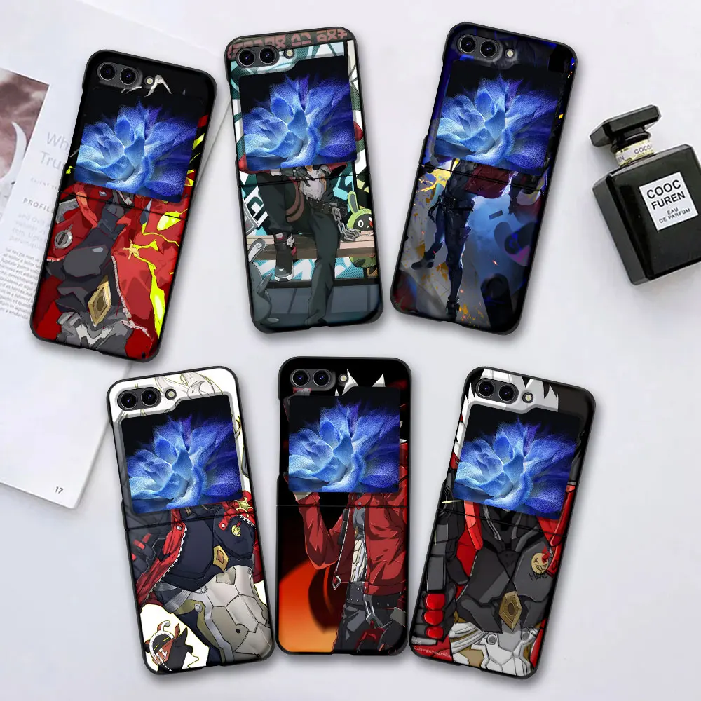 Billy the Kid Zenless Zone Zero Phone Case for Samsung Galaxy Z Flip5 Flip6 Black Cases Cover Z Flip 6 5 Hard PC Zflip5 Zflip6