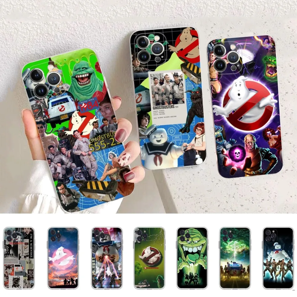 Movie-G-Ghostbusters Phone Case For iPhone 15 14 11 12 13 Mini Pro XS Max Cover 6 7 8 Plus X XR SE 2020 Funda Shell