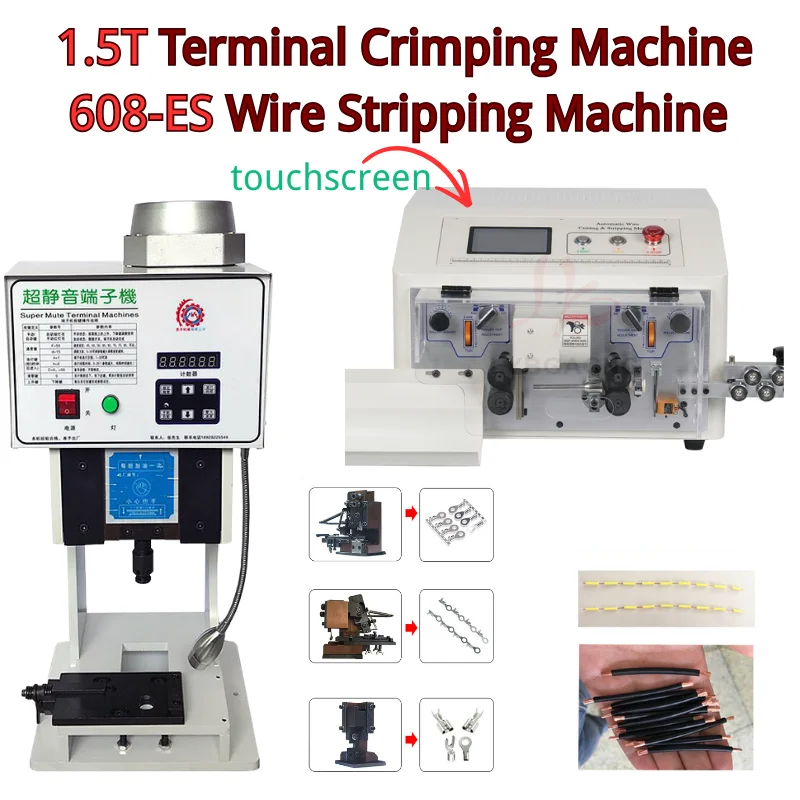 

Комплект для зачистки и обрезки проводов LY 1.5T 608ES: малошумный пресс для обжима клемм и станок для зачистки компьютерных кабелей