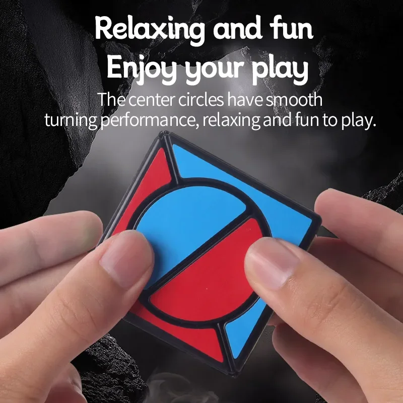 New Magic Moon 2x2 Cube Shattered Eye Cube Magic Cube Multi-order Odd-shaped Professional Square Circle Puzzle