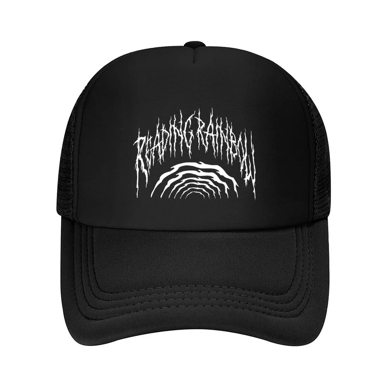 

Death Metal Rainbow Parody Design (White) Baseball Cap Vintage fun hats New In Hat Hip Hop Mens Hats Women's