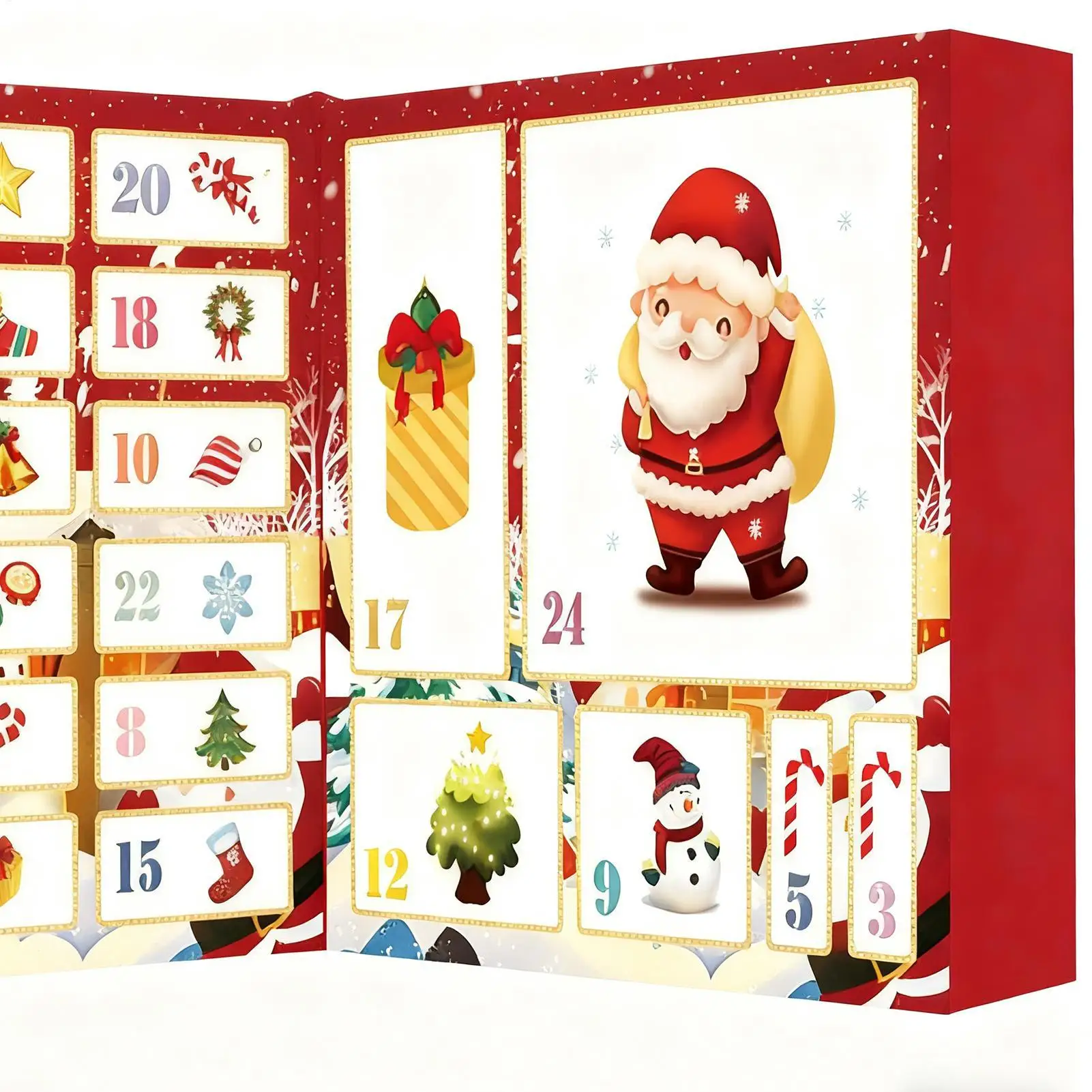 إصبع لوح التزلج عيد الميلاد تقاويم القدوم 2025 متعة صغيرة التفاعلية إشارة المرور مجموعات الالعاب لهدايا حفلة عيد ميلاد عطلة #4