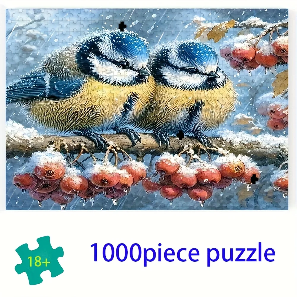 500/1000 elementów Wysokiej Jakości Puzzle dla Dorosłych |   Zabawna gra rodzinna redukująca stres, idealna na urodziny, Boże Narodzenie, Halloween i jako prezent.