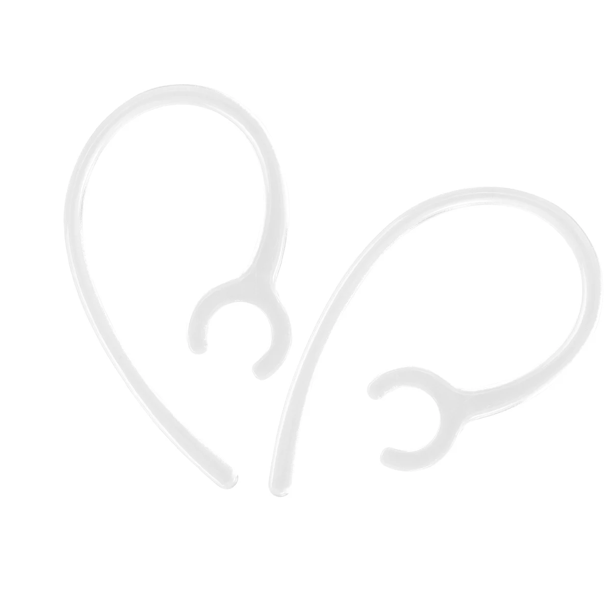 

10 pcs Earhook Replacement Flexible Plastic Lightweight Ergonomic Design Fit Well for Ear Hook Replacement Headphones